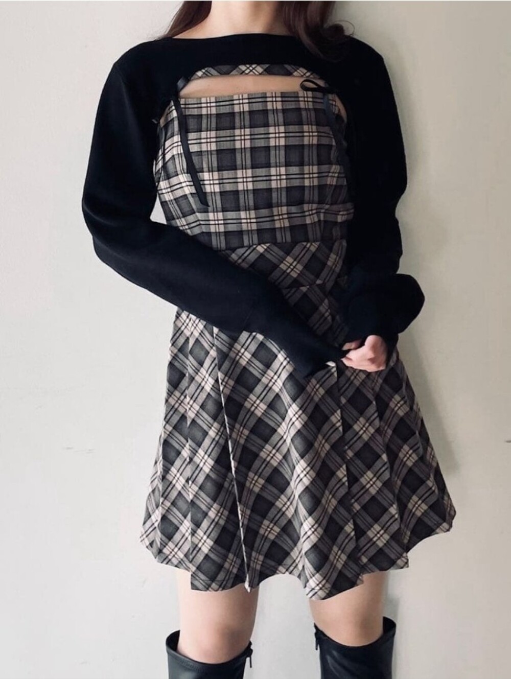 Nomae cropped bolero cardigan